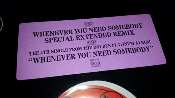 Rick Astley Whenever You Need Somebody Vinilo Maxi Usa 1987 0