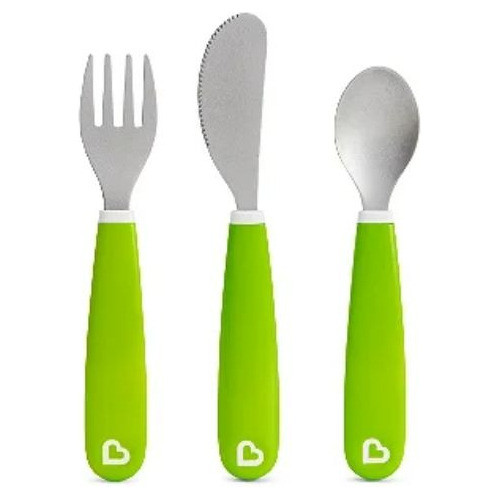 Kit De Talheres Verde - Munchkin 0