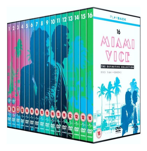 Division Miami Vice Serie Completa 5 Temporadas Dvd Ingles 0