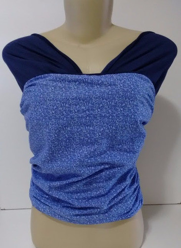 Sling Wrap Azul Marinho - Aek Mamãe E Bebê 0