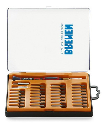 Juego Set Destornillador Puntas Precisión 33p Bremen 5161 0