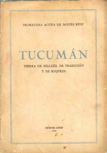 Tucuman - Acuña De Mones Ruiz 0