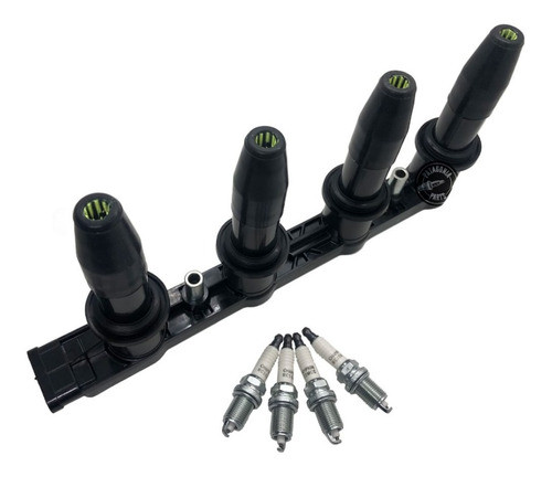 Bobina Chevrolet Sonic 1.6 / Tracker 1.8 16v + Bujías Orig. 0