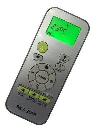 Controle Compatível Ar Condicionado Consul Sky9018 W10745698 0