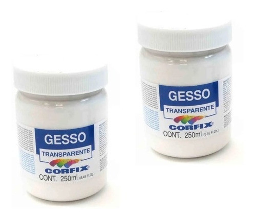 2x Gesso Transparente Corfix 250ml 0
