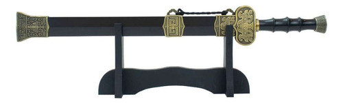 Espada Chinesa Preta Decorativa 42cm 0