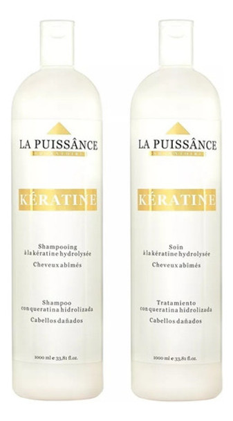 Shampoo + Tratamiento Keratine Anti-frizz - La Puissânce 0