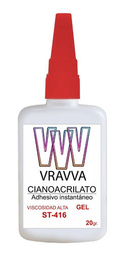 Cianoacrilato Adherente Pegamento St-416 Visc / Alta 20gr. 0