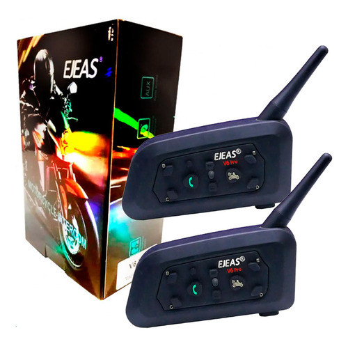 X2 Auriculares Bluetooth Manos Libres Intercomunicador V6pro 0