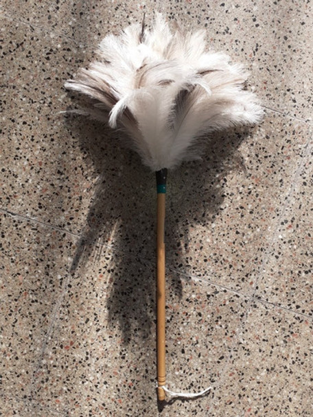 Plumero De Plumas Blancas 24 Cm Suave Especial. 0