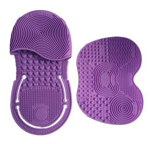 Pincel De Maquillaje De Silicona 2pcs Lavado Limpiador Cosmé 0