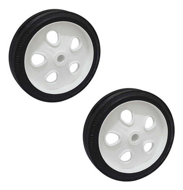 2 Ruedas Para Cortadora De Cesped 200mm Todo Ruedas 0