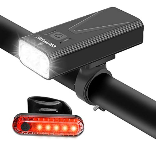 Juego De Luces De Bicicleta Recargables Usb, Faros 0