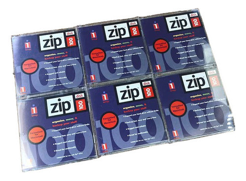 10 Unidades Zip Disk 100mb (usado) Disquete Zipdrive 0