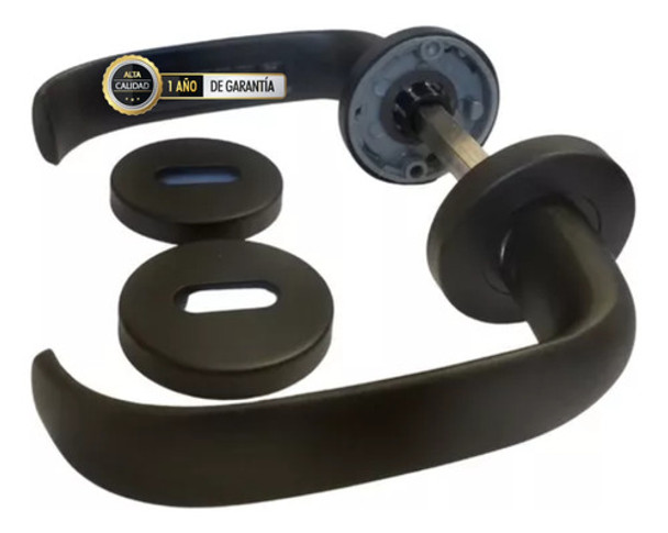 Herrajes Picaporte  Anodizado Premium Latina!!exterior Negro 0