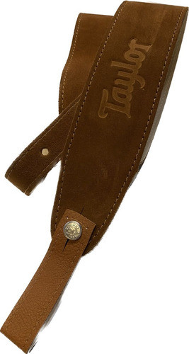 Taylor Correa Guitarra Gamuza Cuerina Marron Con Ajuste 0