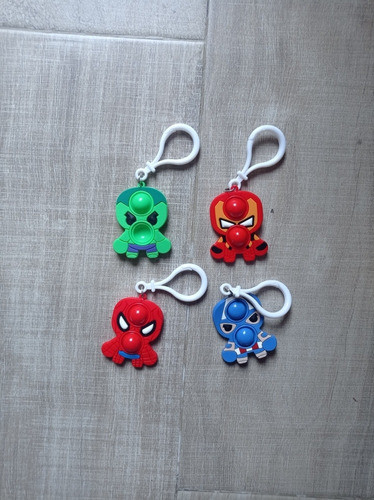 Mini Llavero Pop It Super Heroes 0