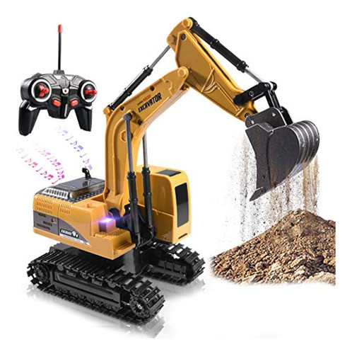 Excavadora De Control Remoto Camión De Juguete Excavadora Rc 0