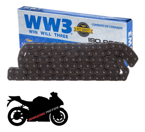 Corrente Comando Xt 225 1999 2000 2001 2002 Ww3 104 Elos 0