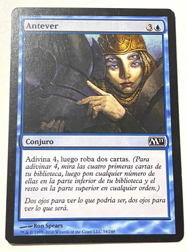 Cartas Magic Antever Conjuro Mtg Nps 0