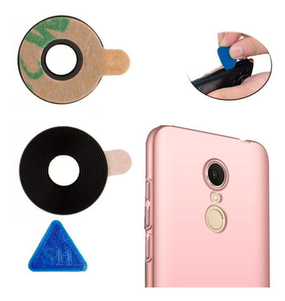 Vidrio De Lente Compatible Con Xiaomi Redmi 5 Plus +pua 0