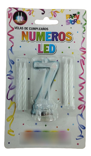 Vela Luminosa Led Con 4 Velitas X1 Nº7 0
