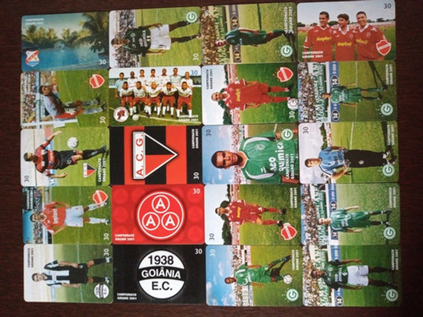 Cartões Telefonicos Campeonato Goiano Abril 2001 0