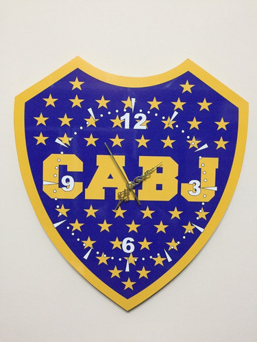 Escudo Reloj Pared Boca Juniors Xeneize Fibrofácil Oferta 0