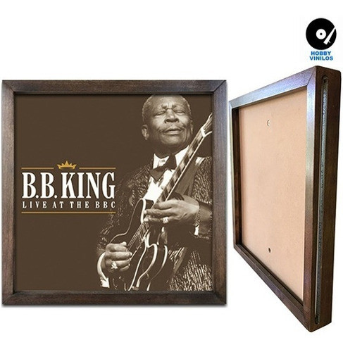 Marco De Madera O Cuadro Discos De Vinilo 12 Intercambiable 0