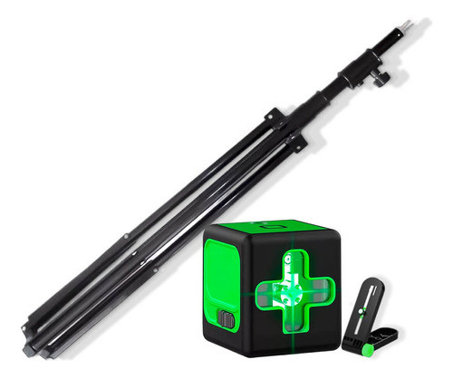 Kit Profissional Mini Nível Laser 2 Linhas 20m + Tripé De 2m 0