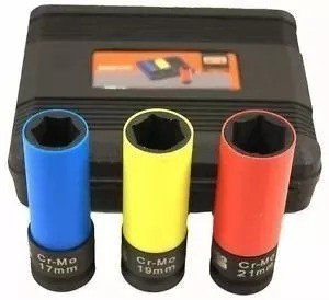 Bocallaves Set De Tubos Alto Impacto Largos Llantas Bahco 0