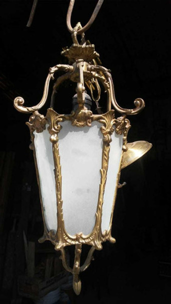 Farol En Bronce Antiguo 0