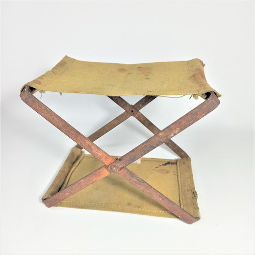 Antigua Silla Plegable De Camping Del London París. 0