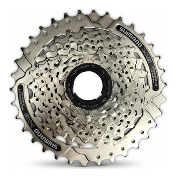 Piñon Cassette Mtb Shimano Megarange Cs-hg41-8 8vel 11-34dts 0