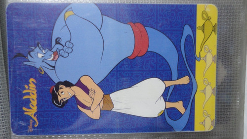 Tarjeta Telefonica  Decada 90 -  Aladdin 2 0