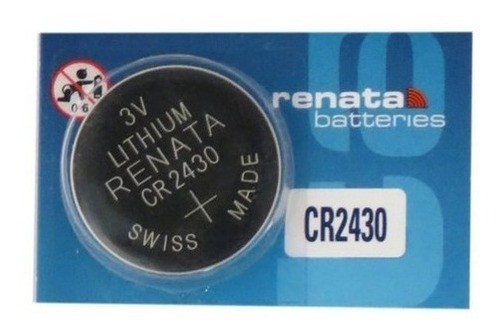 Pila Cr2430 Renata Botón - 3v Cr 2430 Unidad 0