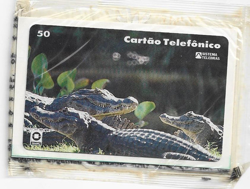 Cartão Telefônico - Jacaré  - Lacrado 0