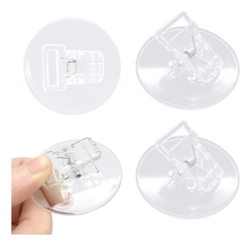 Paquete De 4 Clips Para Cortina De Ducha, Protector Contra S 0