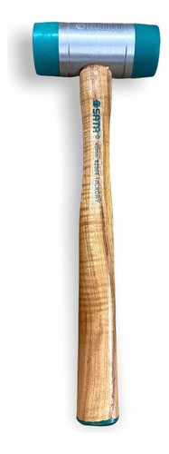 Martillo Goma Plástico Matricero Cabo De Madera 45 Sata 0