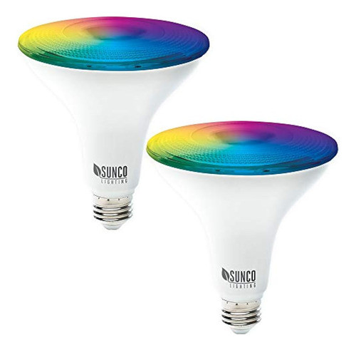 Sunco Lighting Par38 Bombillas Led Inteligentes Compatibles 0