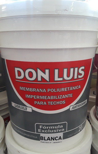 Membrana Poliuretanica Coloresx10kg Don Luis+envi P Don Luis 0