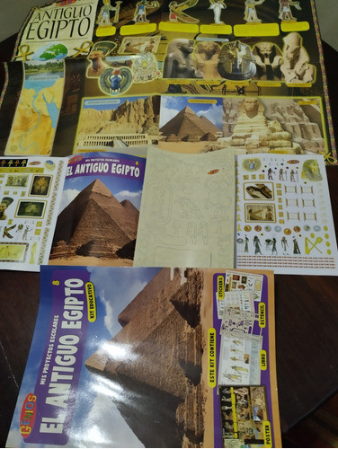 Genios Revista Kit Escolar El Antiguo Egipto 0