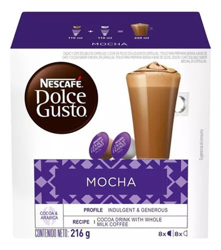 Capsula Dolce Gusto Mocha 0