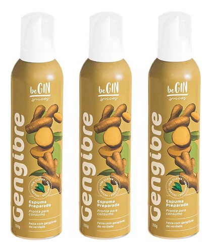Espuma P/ Drinks Bebidas Sabor Gengibre 3 Un Moscow Mule Gin 0