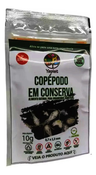 Yepist Copepodo En Conserva 10gr 07 A 1,3mm Peces Marinos 0
