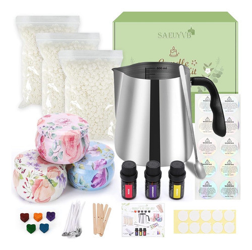 ~? Saeuyvb Candle Making Kit - Kit De Fabricación De Velas P 0
