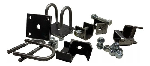 Kit De Elásticos Con Accesorios Para Eje De Trailer 800kg 0
