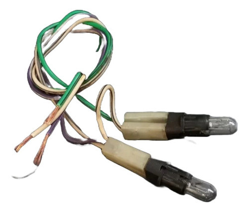 2 Portalámparas Con Lámparas Fiat 128 Súper Europa 0
