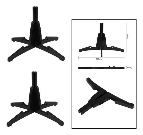 Kit 02 Suporte De Clarinete Desmontável Estante Pedestal 0