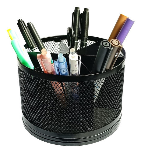 Portalapices Giratorio Settfrfe De Metal Negro 0